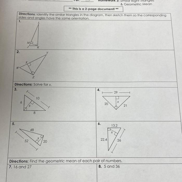 Similar figures homework answer key