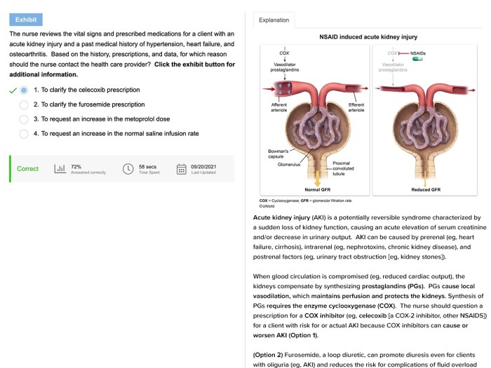 Nclex questions on acute kidney injury